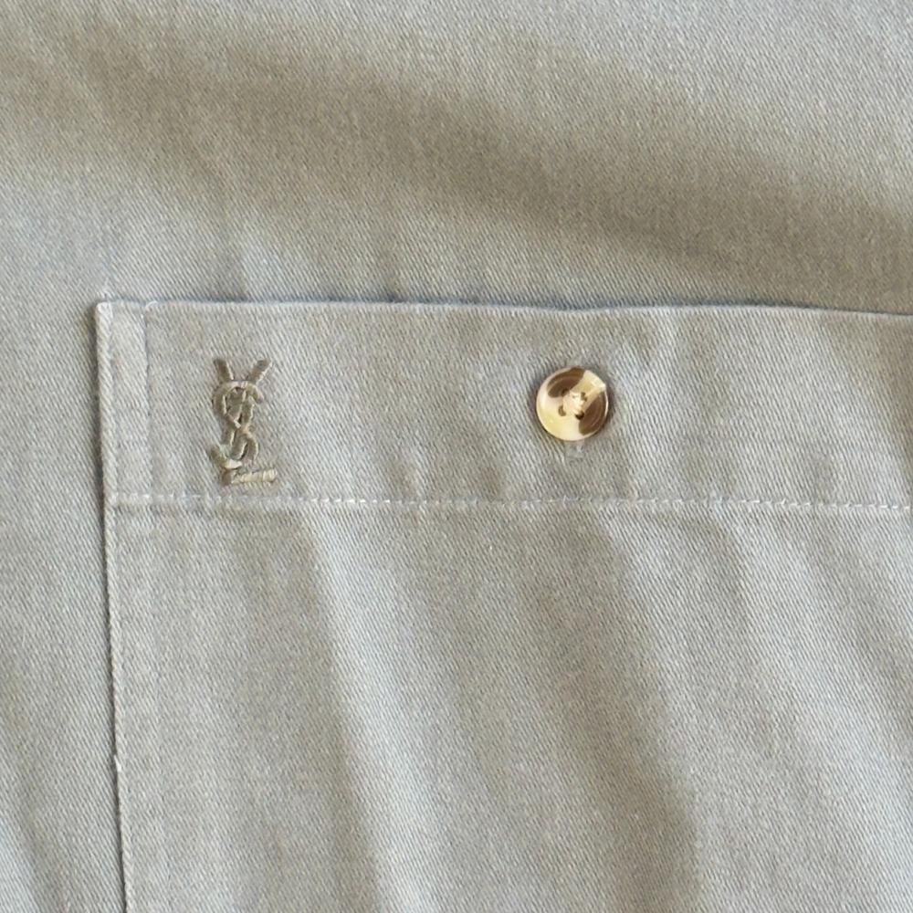 Yves Saint Laurent Pour Homme Vintage Button-Up L… - image 4